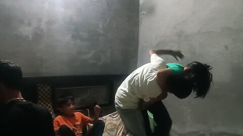 girl fighting with 2 boys