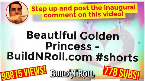 Beautiful Golden Princess - BuildNRoll.com #shorts
