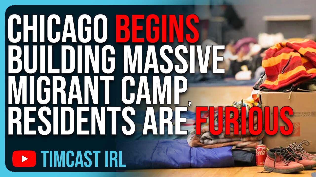 Chicago Begins Building MASSIVE Migrant Camp, Residents Are Furious, Blame Democrats