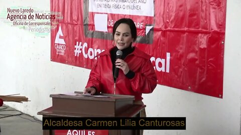 Inaugura alcaldesa Carmen Lilia Canturosas Semana del Buen Fin; invita a consumir local