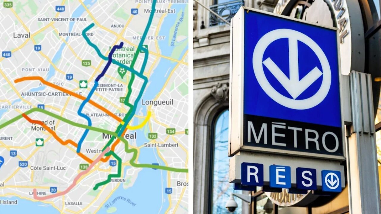 Cette carte te montre de quoi aura l'air le métro de Montréal d'ici quelques années