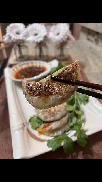 Vegetarian Pot Stickers 蘑菇豆腐素菜煎饺