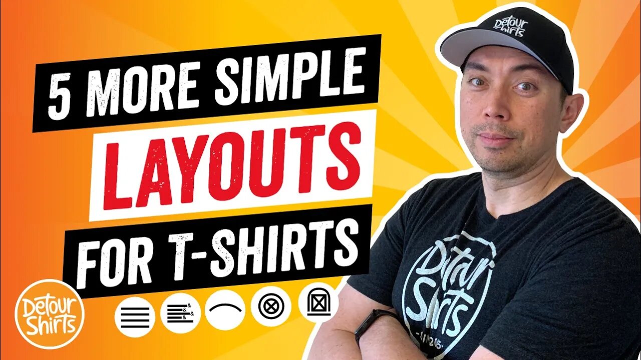 5 More Simple Layouts for T-Shirt Design 🔥 Create Shirts that Sell! Tips to go from Beginner to Pro!