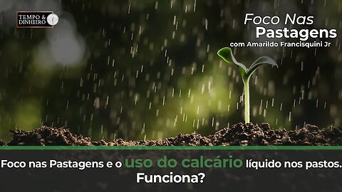 Foco nas Pastagens e o uso do calcário líquido nos pastos. Funciona?