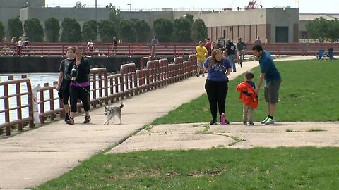 Warm weather tempts local residents to get outdoors
