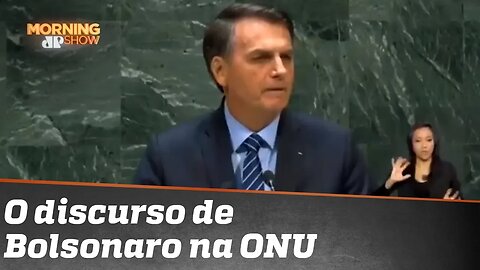 O discurso de Bolsonaro na ONU