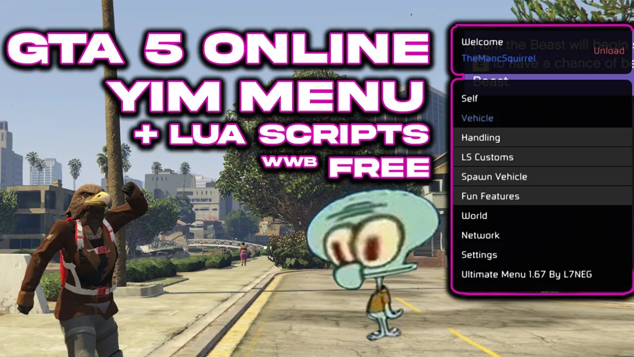 Yim Mod Menu + Lua scripts (Free) | GTA 5 ONLINE [1.67] | Undetected | Protections & More + Download