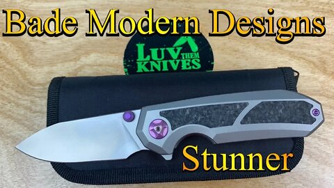 Bade Modern Designs “Stunner” /includes disassembly/ EDC friendly with a tank build !