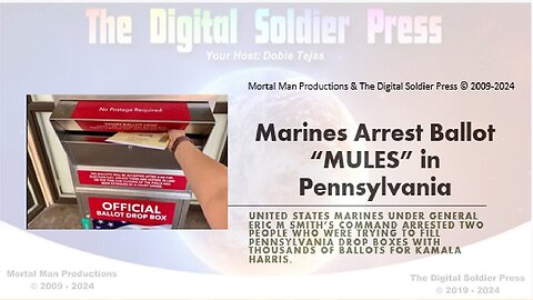 Marines Arrest Ballot Mules in Pennsylvania