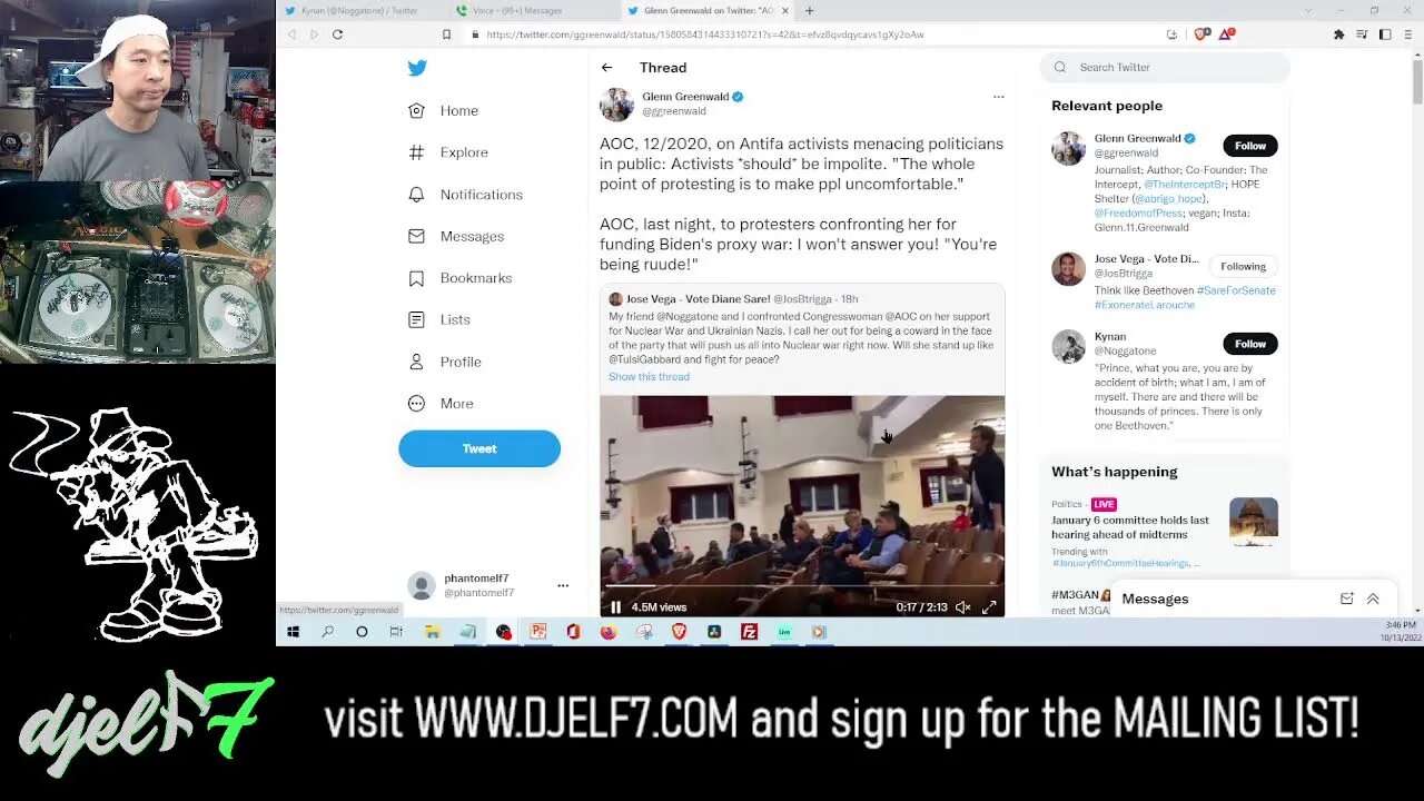 Info on what happened with "Tulsi people" at AOC event
