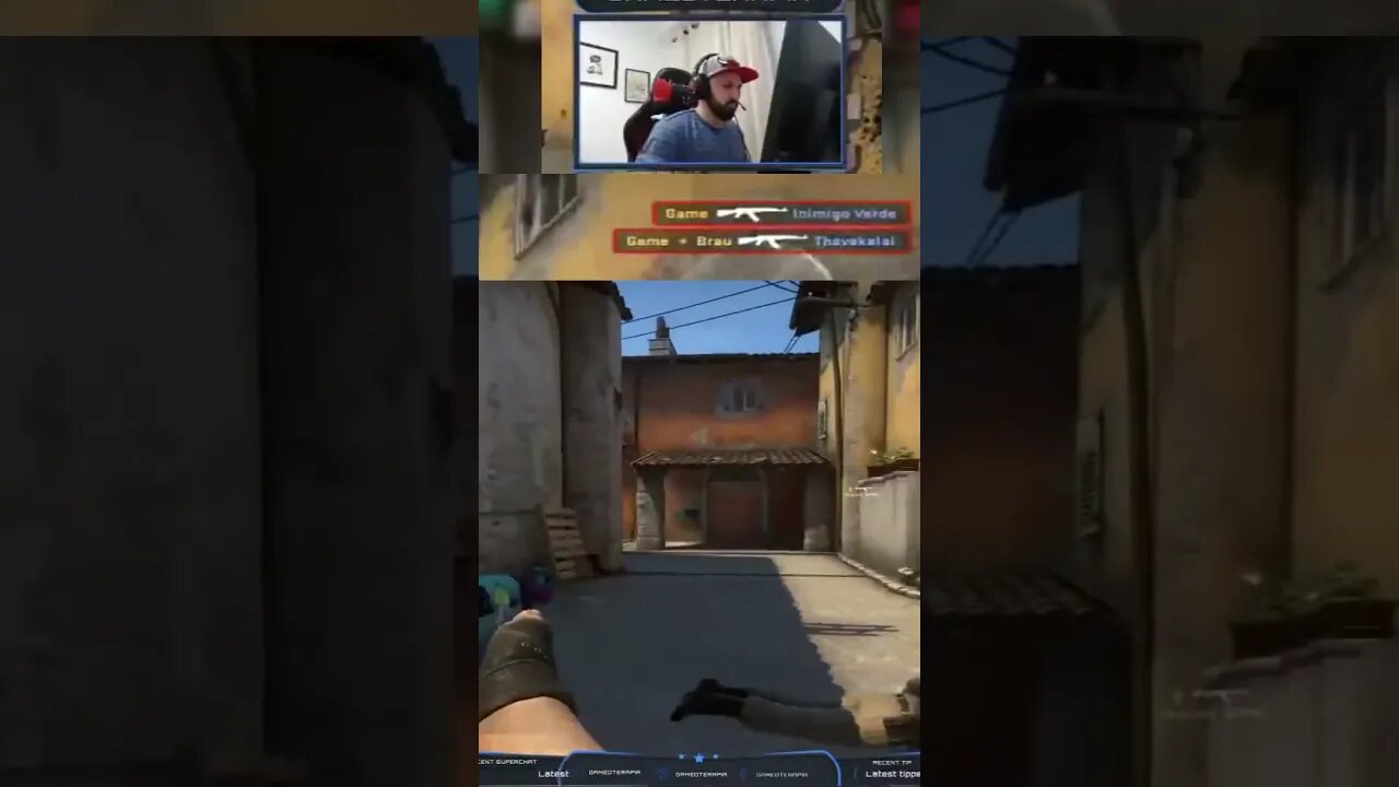 MAROTEI NA SMOKE IGUAL FALLEN e LEVEI 3K #csgo #csgohighlights #csgoclips