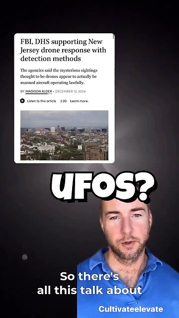 New Jersey Drones and UFOS