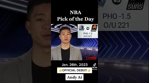 #DallasMavericks vs #PhoenixSuns #NBA ##freepick of the Day by Andy #ai . Official #Debut #Shorts