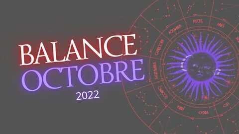 #BALANCE - OCTOBRE 2022 - ** ZONE DE TURBULENCE EN VUE **