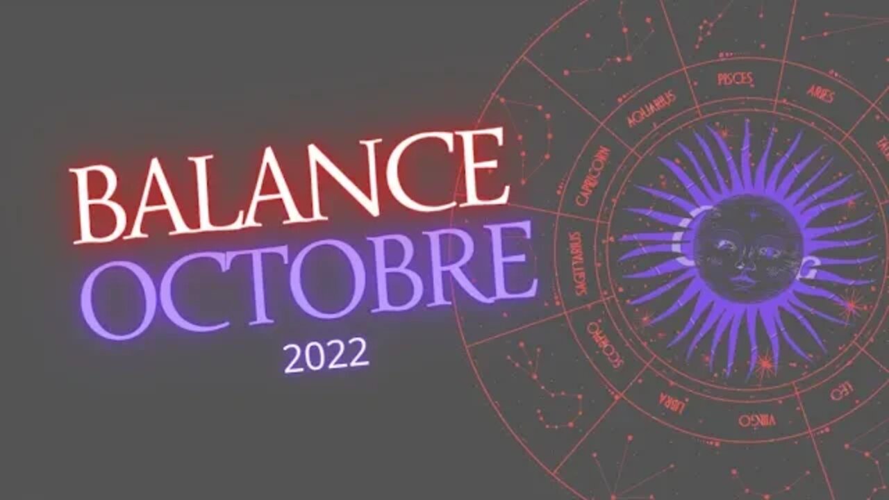 #BALANCE - OCTOBRE 2022 - ** ZONE DE TURBULENCE EN VUE **