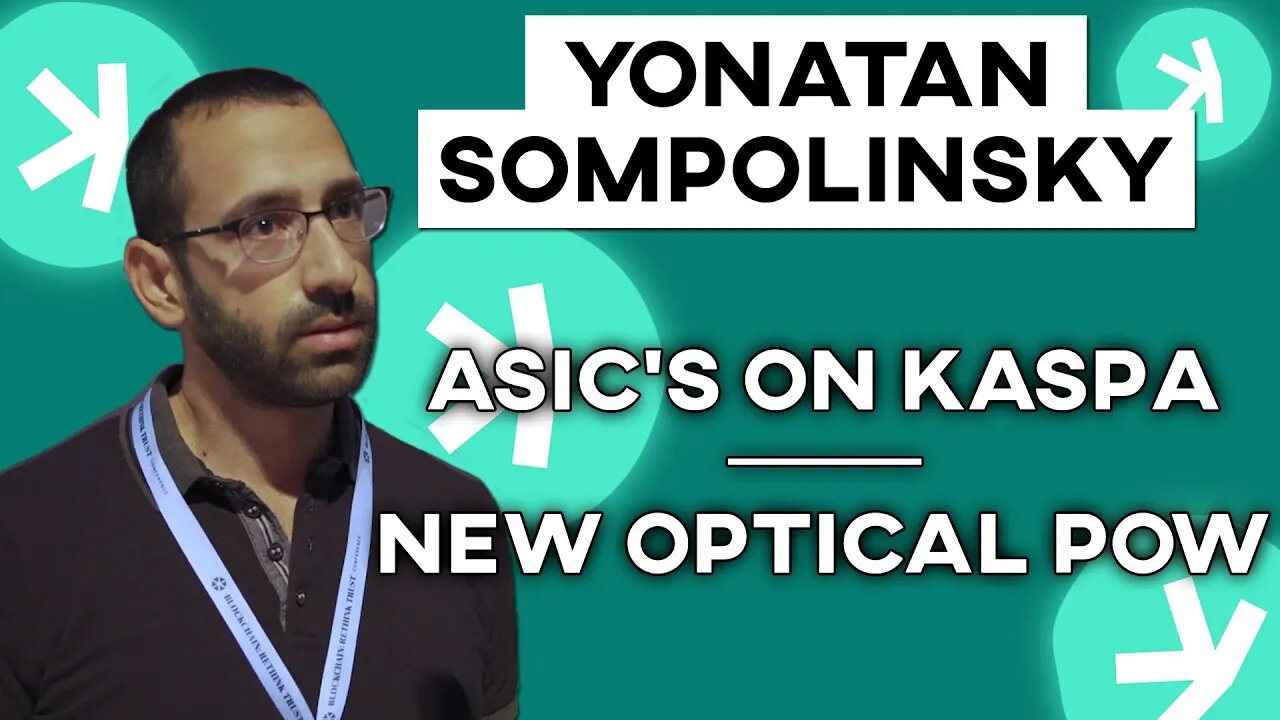 Kaspa Coin Founder Yonatan Sompolinsky | Talks ASIC's, Optical PoW and CapEx Mining