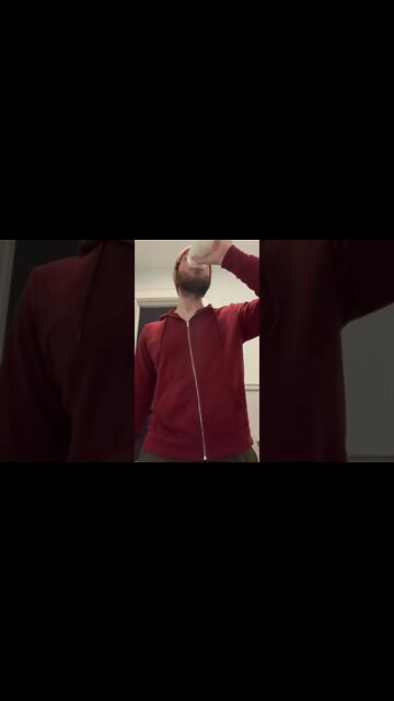 Chugging a Glass of Kefir 🤢😂