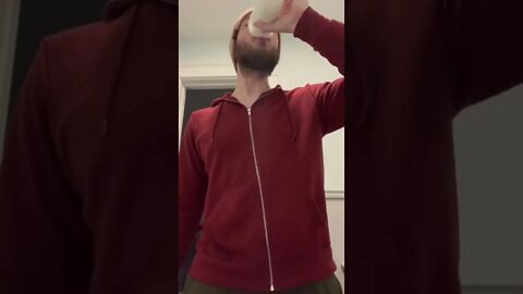 Chugging a Glass of Kefir 🤢😂