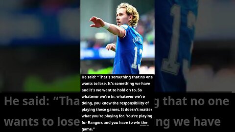 Todd Cantwell on Rangers Quest to Defend Their Title as World's Most Successful Club #shorts