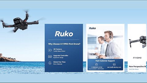 Ruko U11PRO First Drone with Camera for Adults