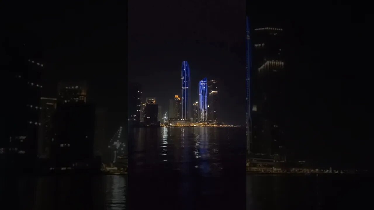 Sea view of Festival City Dubai #dubai #dubaitourist #love #travel #downtowndubai #dubai