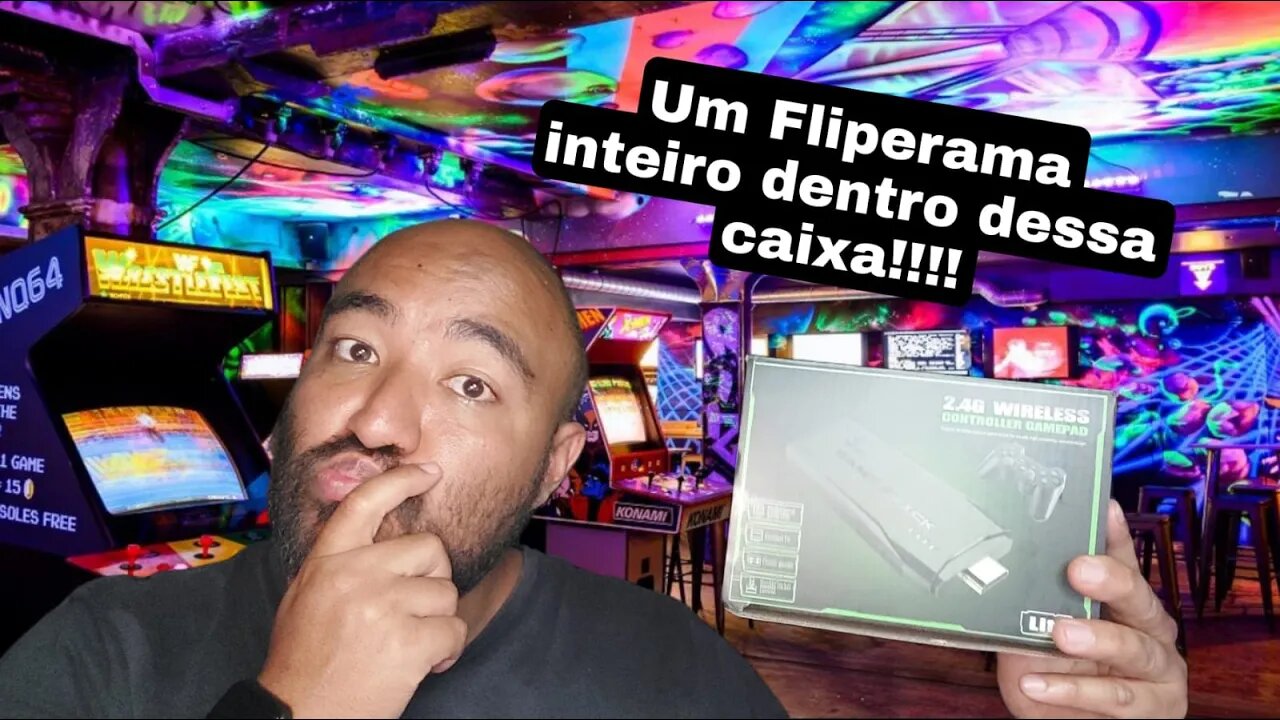 Game Stick lite 4k ( game que tem um fliperama dentro dele)