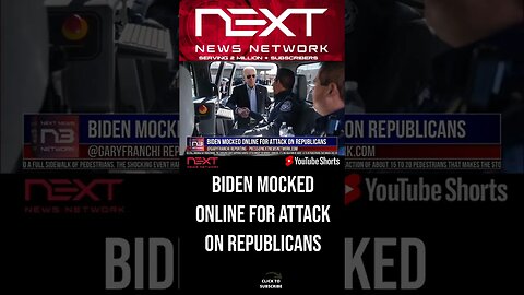 Biden Mocked Online for Attack on Republicans #shorts
