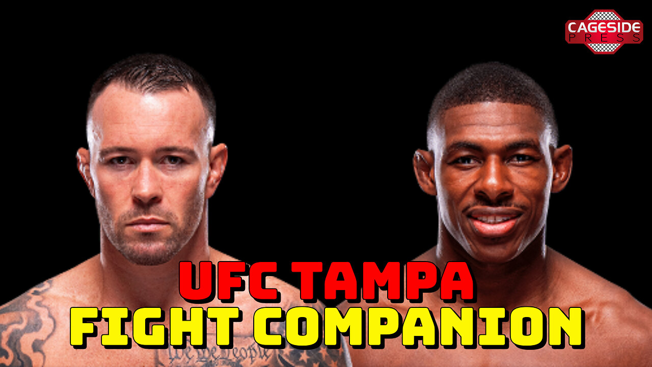 UFC Tampa Main Card Fight Companion LIVE presented by CagesidePress.com