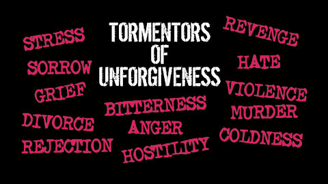 The Hidden Pandemic in the Church : UNFORGIVENESS