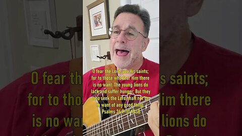 ♪Scripture2Music♪ Psalms 34:9-10 #shorts #bible #bibleverse #scripture