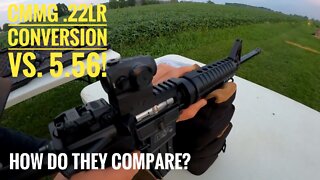 Comparing The CMMG .22LR Conversion To The 5.56 For Accuracy In An M&P 15: How Close Were They?