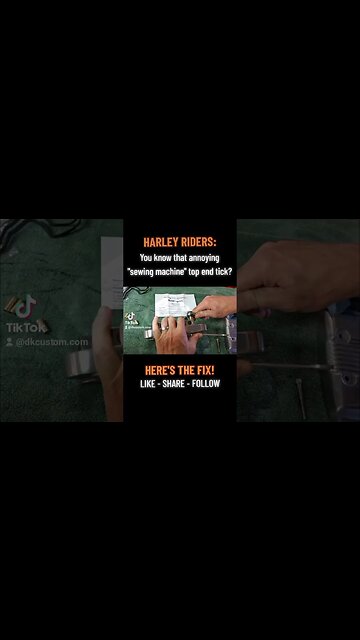 🛑STOP the Annoying Harley Top-End Tick! #shorts