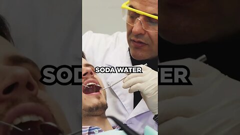 Dentists say Carbonated water is Safe for Teeth! #dentistry #shorts