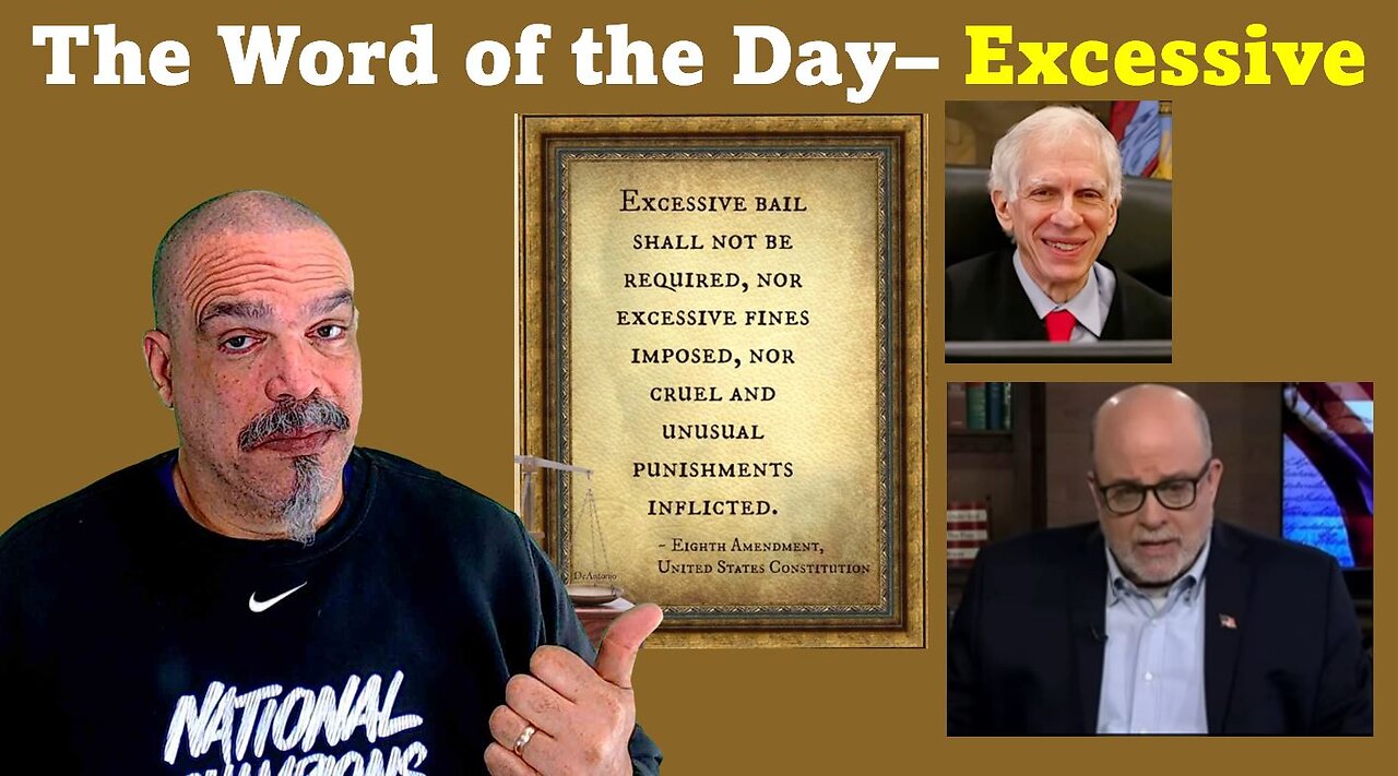 The Morning Knight LIVE! No. 1235- Word of the Day- Excessive