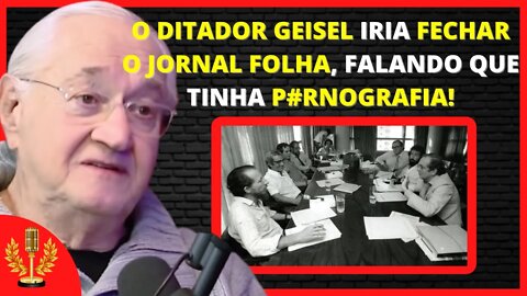 AMEAÇA RECEBIDA DA DITADURA MILITAR (BORIS CASOY) | Cortes News Podcast [OFICIAL]