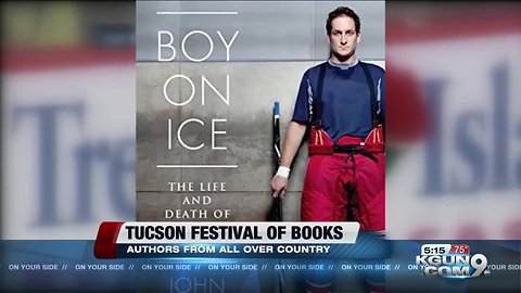 Author John Branch talks about his book "Boy on Ice" at the Tucson Festival of Books