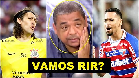 CHORA, ELIMINADO! OLHA as REAÇÕES de Vampeta a Fortaleza 2 x 0 Corinthians pela Sul-Americana!