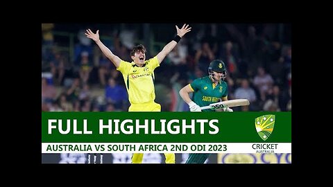 Australia vs South Africa 2nd Odi full highlights | Aus vs Sa