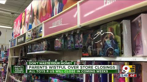 Parents wistful over store closings