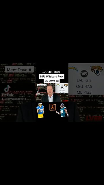 #chargers vs #jaguars #nfl #wildcard #freepick #shorts #Ai ##nflpicks #nflpredictions #handicapping
