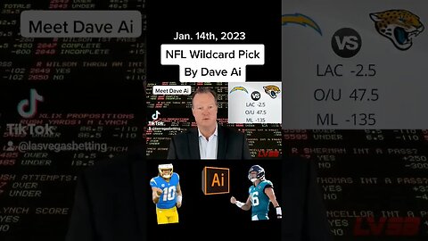 #chargers vs #jaguars #nfl #wildcard #freepick #shorts #Ai ##nflpicks #nflpredictions #handicapping