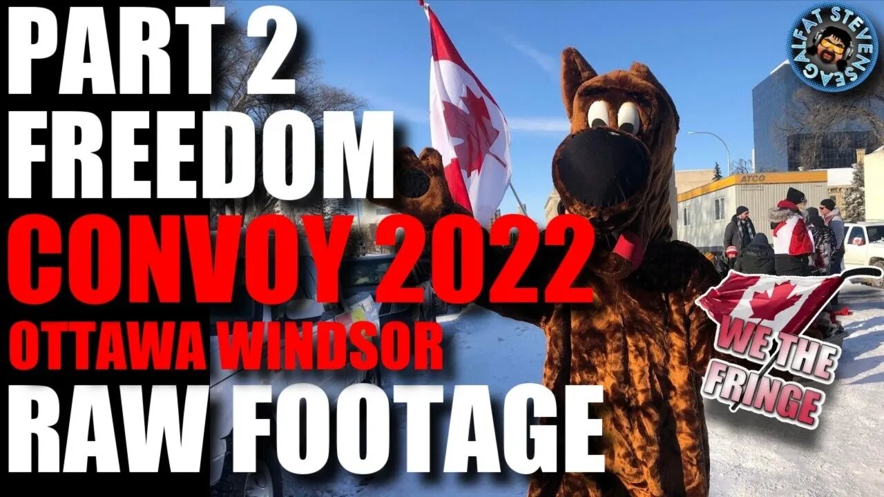 🔴LIVE: RAW FOOTAGE OTTAWA - WINDSOR FREEDOMCONVOY FEB 13 PART 2