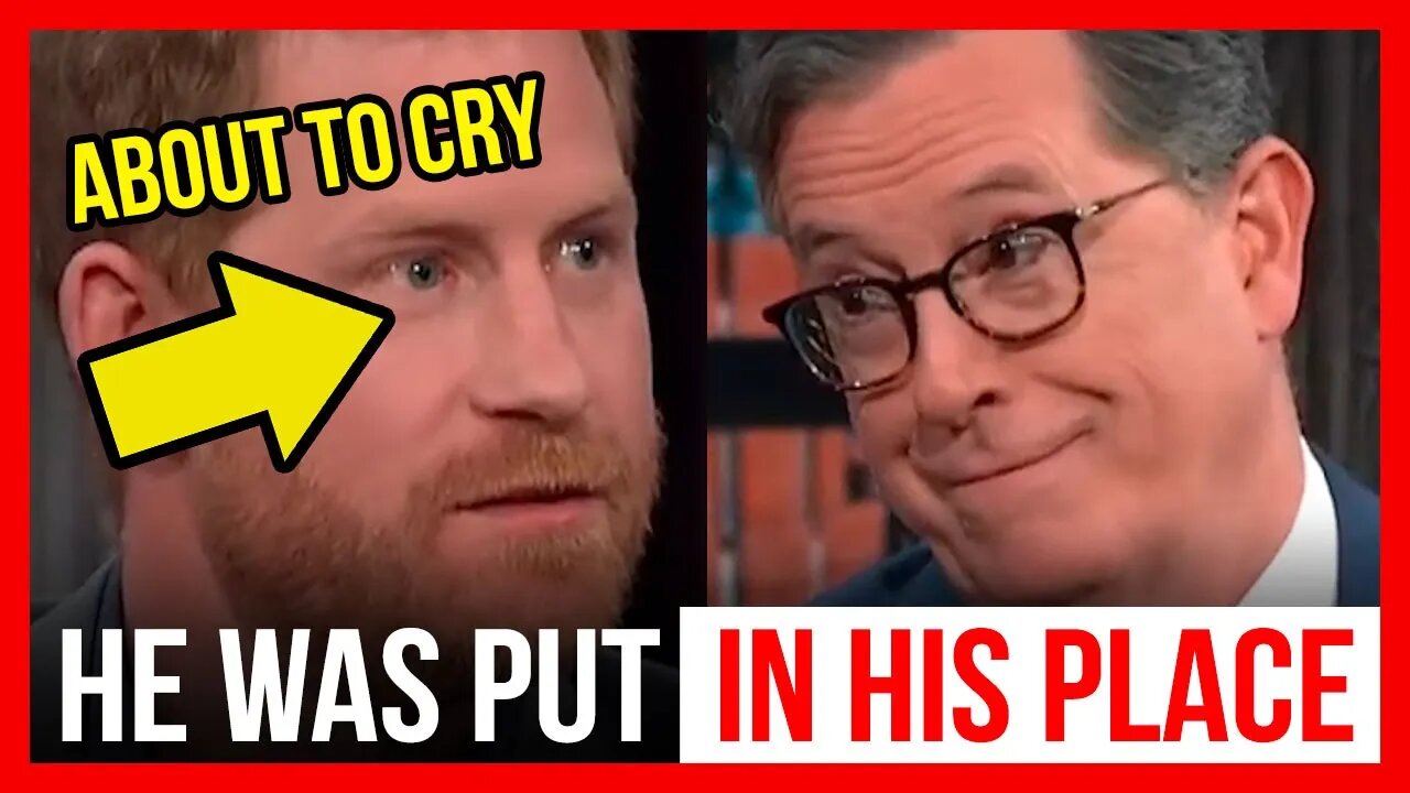 Colbert DESTROYS Harry, Meghan's BAD JOKE and MOAR!