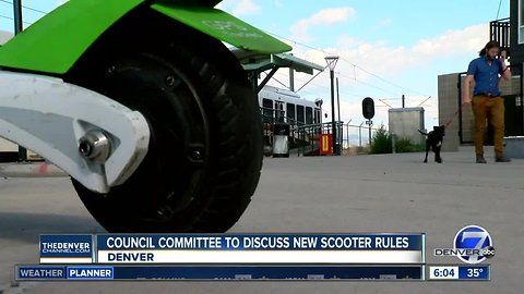 Denver considering new rules for scooters