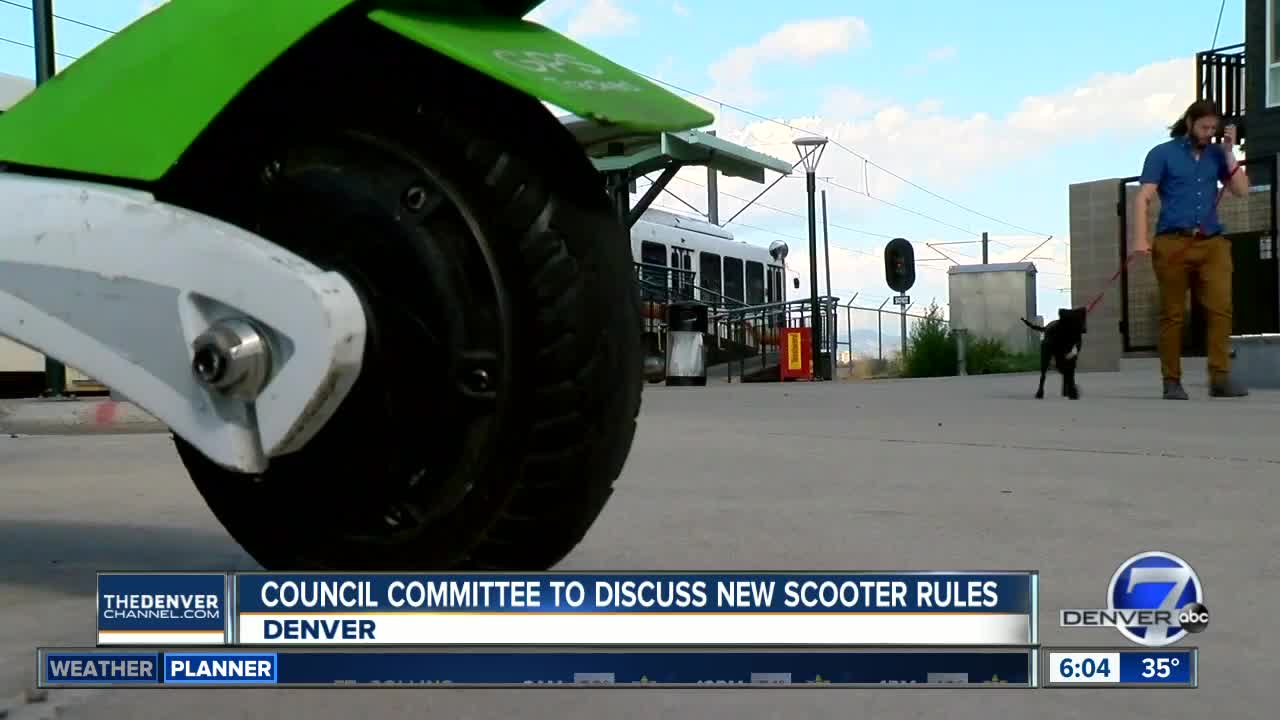 Denver considering new rules for scooters