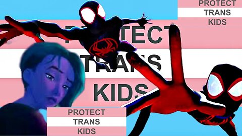 Spider-Man across the spider-verse filled with woke crazy trans activists message #spiderman #sony