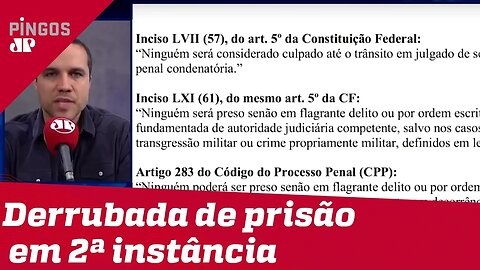 Felipe Moura Brasil analisa derrubada de prisão em 2ª instância