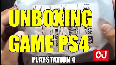 Unboxing de um game clássico para PS4