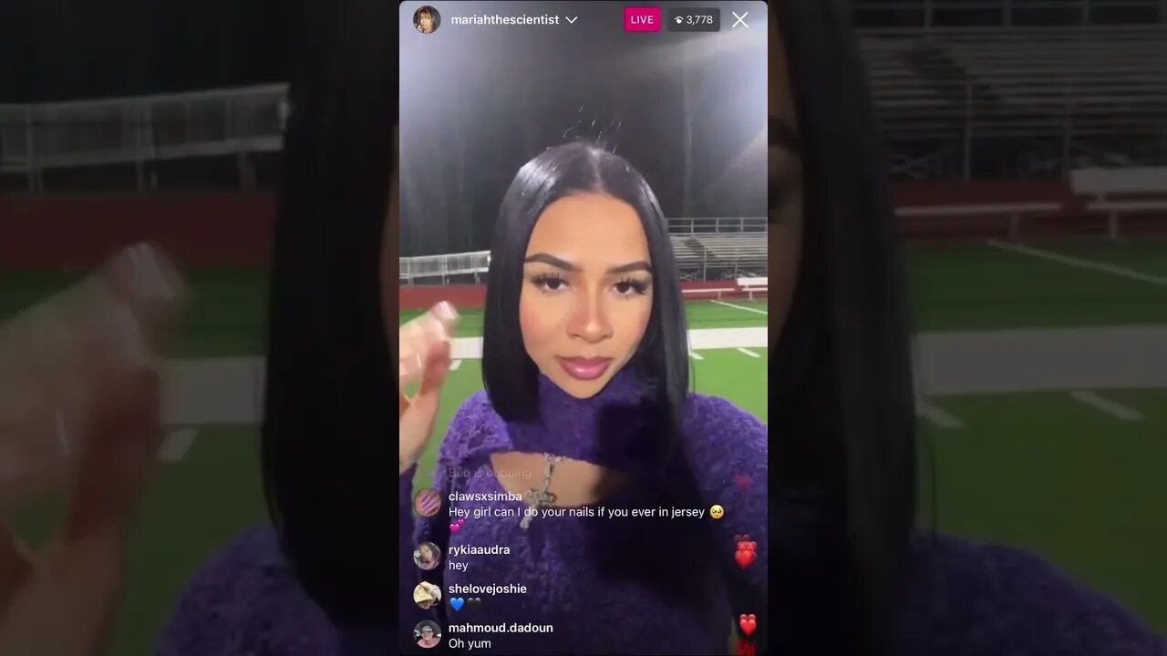 MariahTheScientist (Young Thug GirlFriend) Instagram Live(28/03/23)