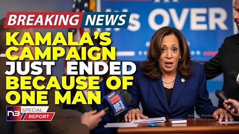 REAKING: IT'S OVER! One Man Just Ended Kamala's Campaign With What Just He Found!